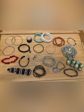 Y2K jewelry bracelet bundle